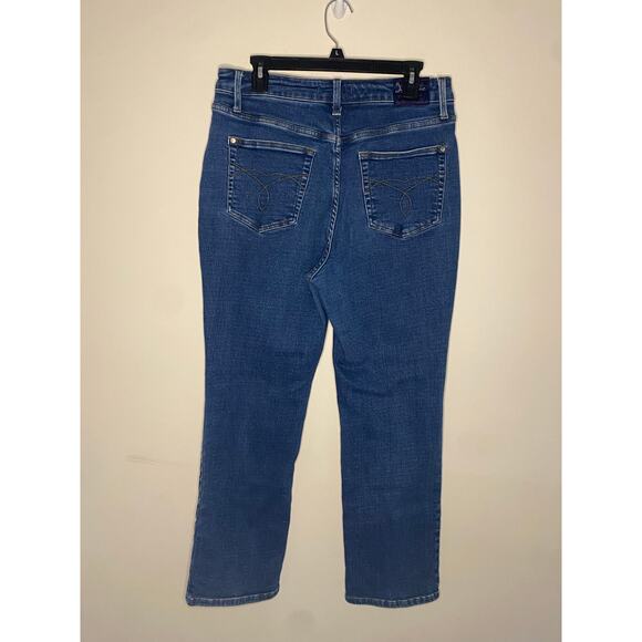 Judy Blue High Rise Straight Leg Dark Blue Jeans Classic Size 14W Plus Size - Picture 7 of 16